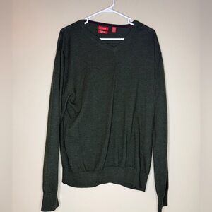 Izod Dark Green V-Neck Sweater